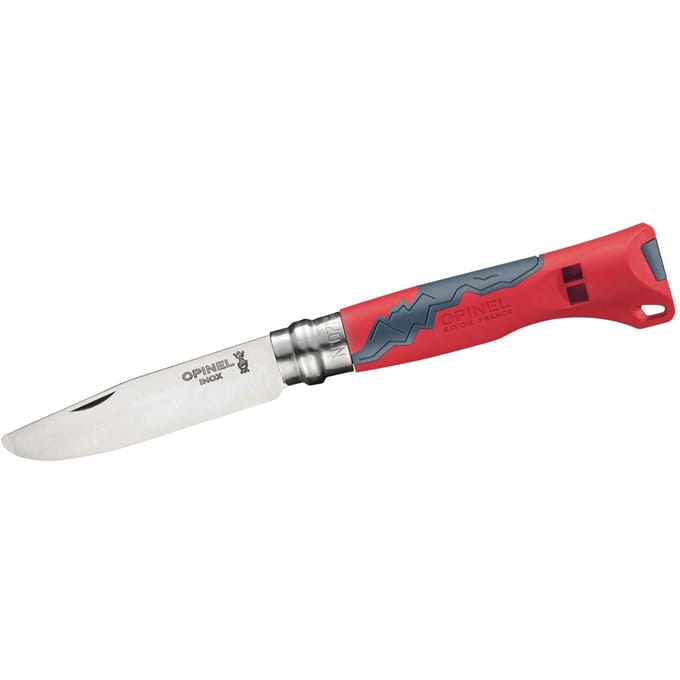 Opinel No.07 Outdoor Junior Zakmes - RVS - Rood