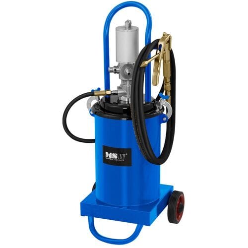 MSW Pneumatische vetspuit - 12 L - verrijdbaar 10060838