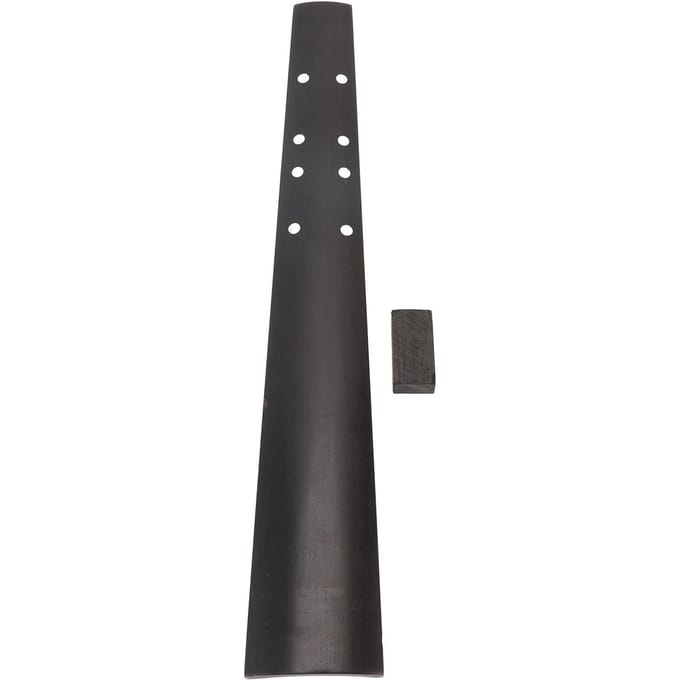 12 Touche de Violon Bois d'Ébène Noir Non Finie Pièce de Rechange pour Violon gray
