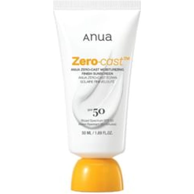 Anua - Zero-Cast Moisturizing Finish Sunscreen - Zonnebrandcrème
