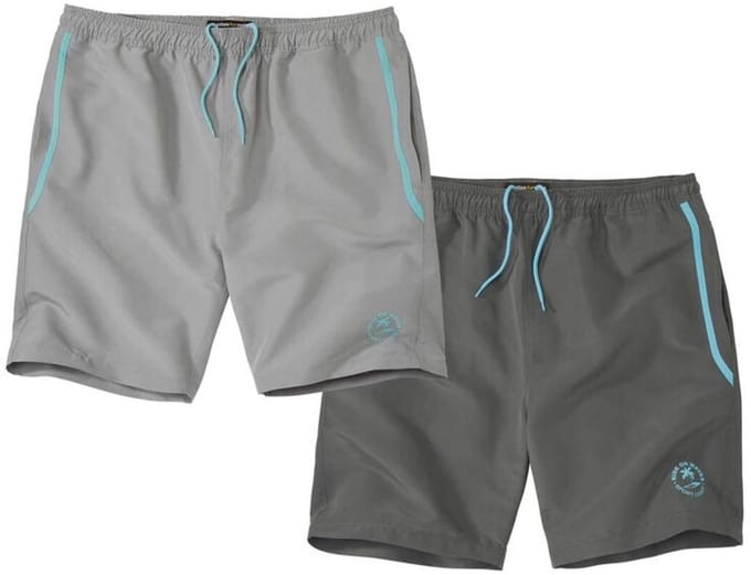 ATLAS FOR MEN - 2-pack shorts van microvezel Sporting - Heren - Verkrijgbaar in grote maten - XXL