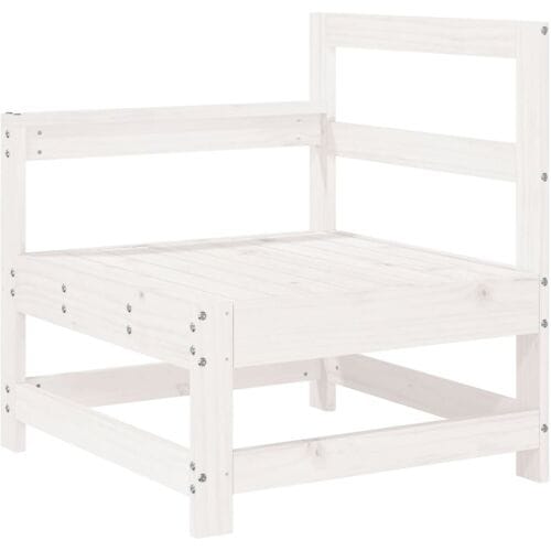 vidaXL - 8-delige - Loungeset - massief - grenenhout - wit