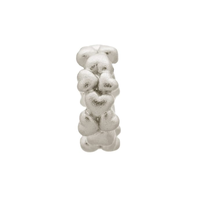 Endless Million Heart Dots Silver Bedel Zilver 41163