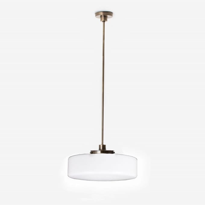 Hanglamp Low Cilinder Ø 30 20's Brons - Art Deco Trade