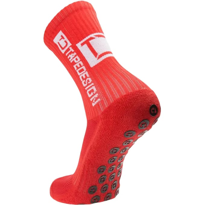 Tapedesign Allround Classic Gripsokken - Rood | Maat: 37-48