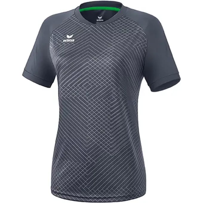 Erima Madrid Shirt Korte Mouw Dames - Slate Grey | Maat: 42