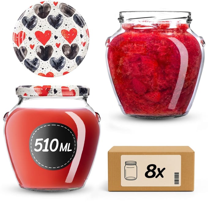 KADAX Amphora Pot Ø82 510ml + Deksel Ø82