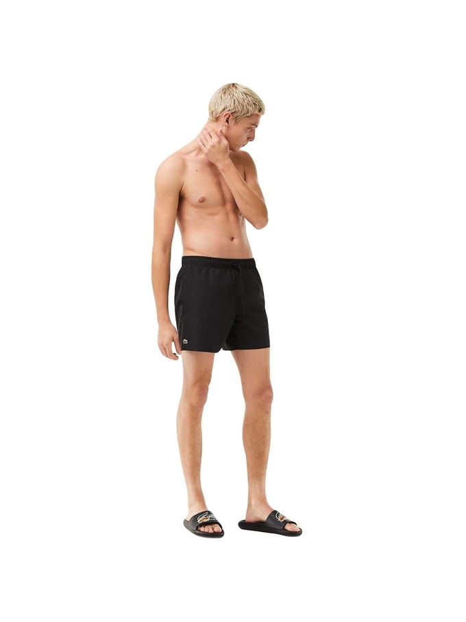 Lacoste zwemshort - men's swimming trunks - zwart