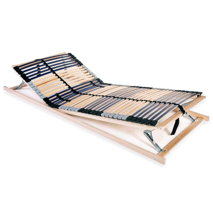 vidaXL - Lattenbodem - met - 42 - latten - 7 - zones - 90x200 - cm