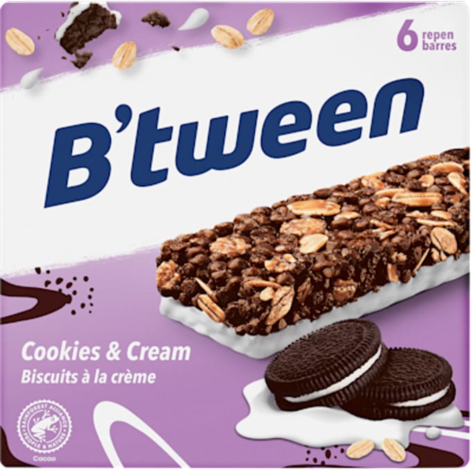 Mueslireep Cookies Cream