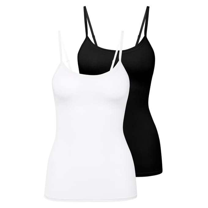 CALIDA Onderhemd Natural Comfort Spaghetti-Top Set van 2