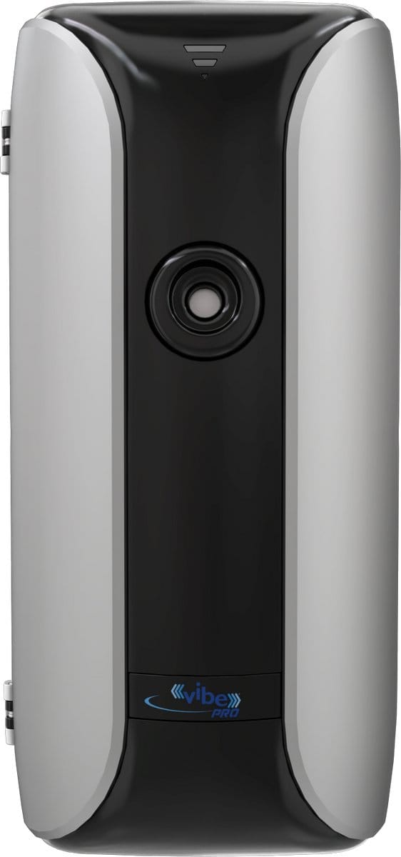 Vibe Pro® Luchtverfrisser dispenser - Zwart/Zilver - tot 510m3 - tbv 1 vulling