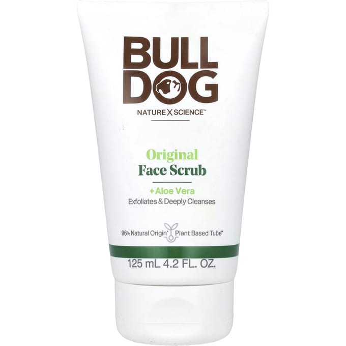 Bulldog Skincare pour hommes, gommage visage original, 4,2 fl oz (125ml) white