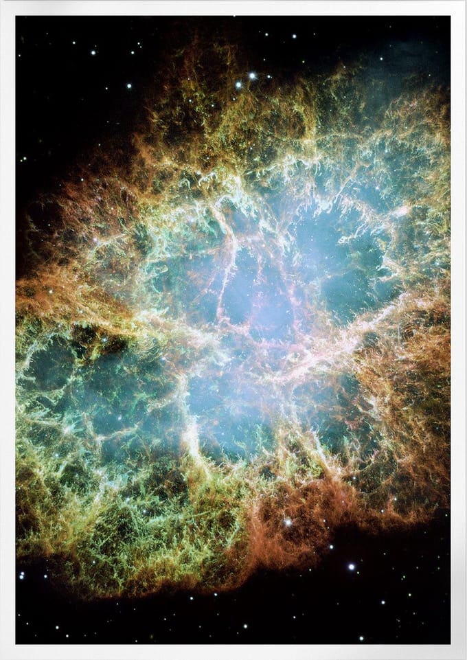 The Crab Nebula Mosaic | Space, Astronomie & Ruimtevaart Poster | B2: 50x70 cm