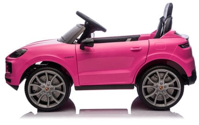 Porsche Cayenne 12V kinderauto Roze