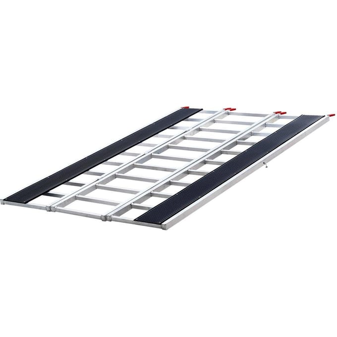 85  x 54  Extra Brede Aluminium Opvouwbare Oprijplaat 1500LBS Capaciteit Laadplatform