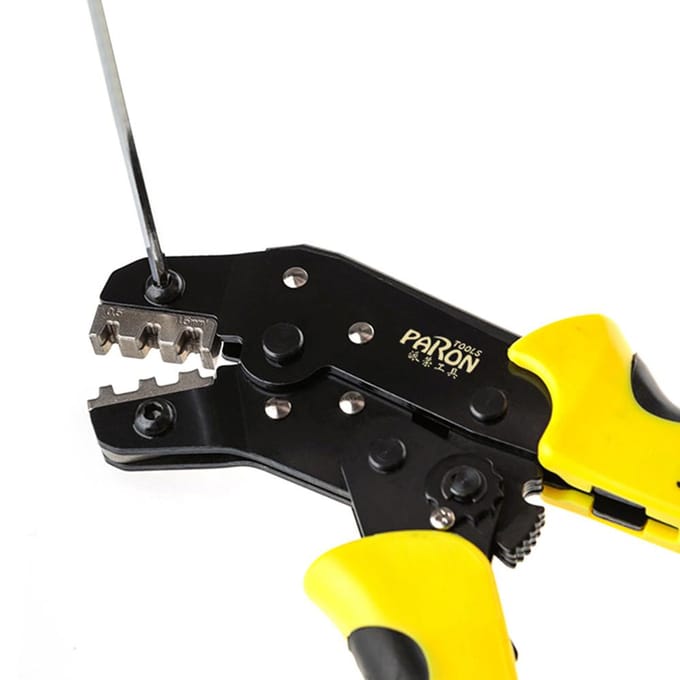 PARON Professionele draadcrimpers Engineering Ratelterminal Krimptang Adereindhuls gray