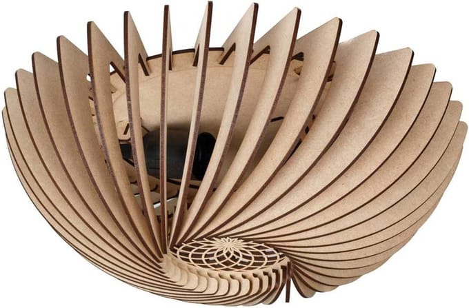 Blij Design - Plafondlamp Orb Ø 36 cm naturel