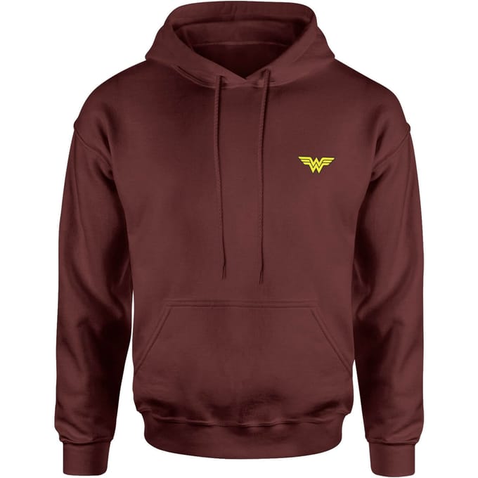DC Wonder Woman Unisex Hoodie - Burgundy - XL