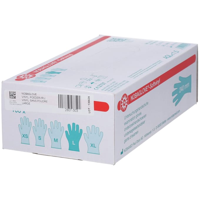 Noba Vinyl Handschoenen Poedervrij L 5700576 100