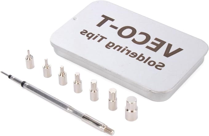 Insert Tool Set - Soldeer Tips - 3D Printen - Complete M2-M8 - 14.4 x 9.8 cm - Zilver