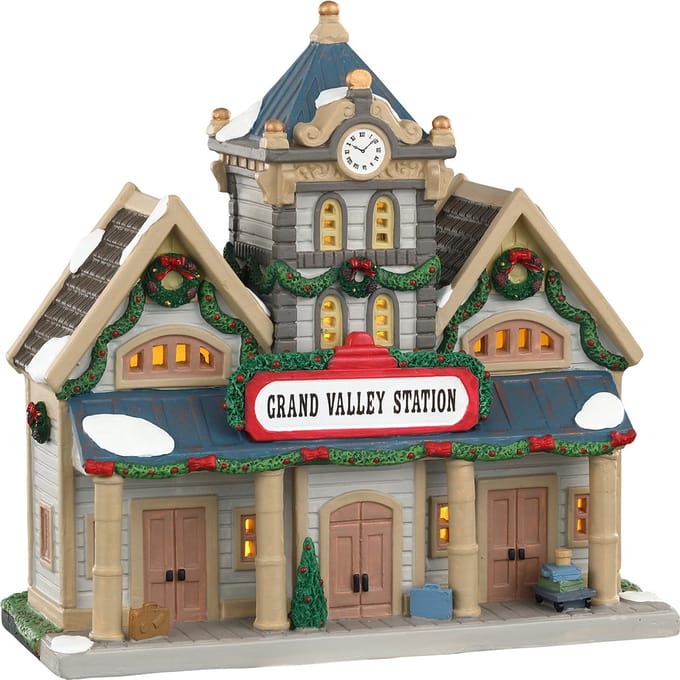 Lemax - Grand Valley Station- B/o Led - Kersthuisjes & Kerstdorpen