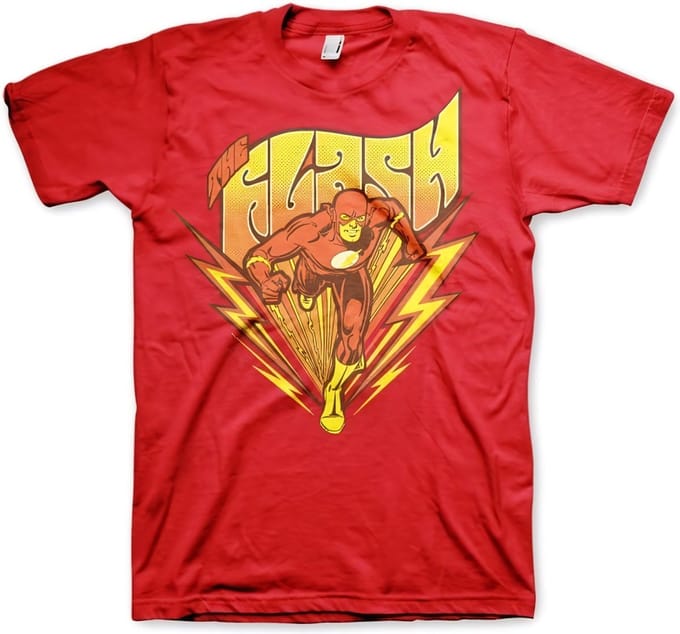 DC Comics The Flash Heren Tshirt -M- Classic Rood