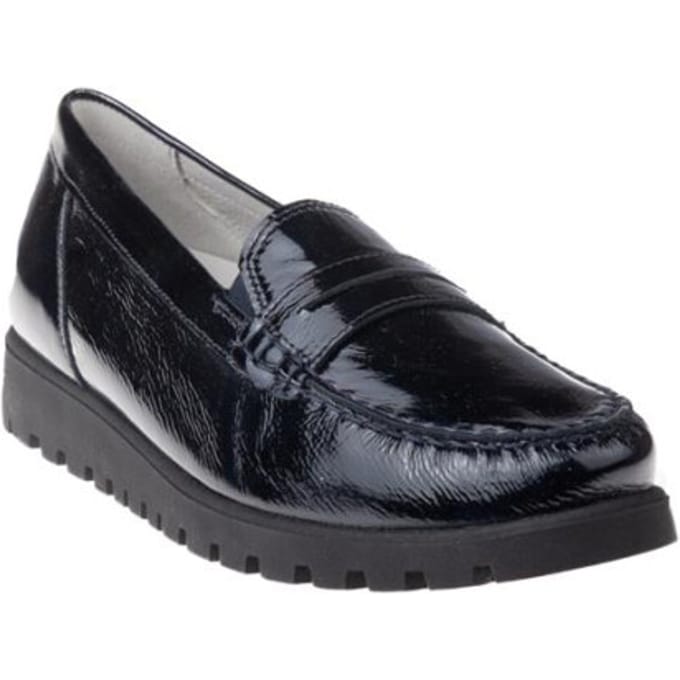 Waldlaufer - 549002 H-Hegli - Instappers - Kleur: Blauw - Maat: 38.5