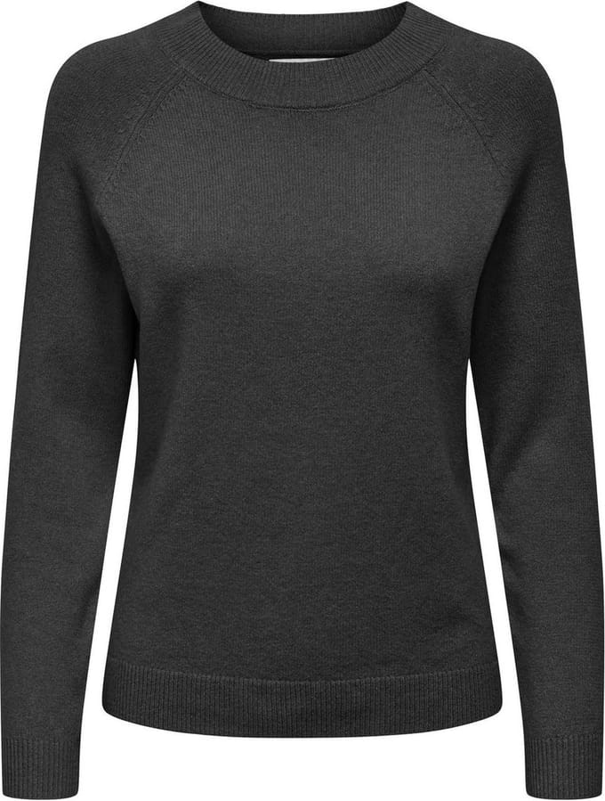 Only Trui Onlrica Life L/s Pullover Knt Noos 15204279 Dark Grey Melange Dames Maat - XS