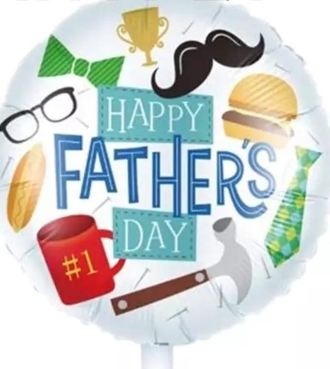 ballon Vaderdag, i love papa , Fathersday ,40cm