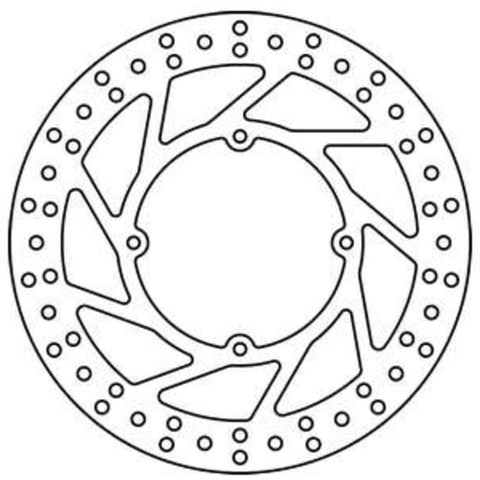 Remschijf TRW MST306, 1 Stuk