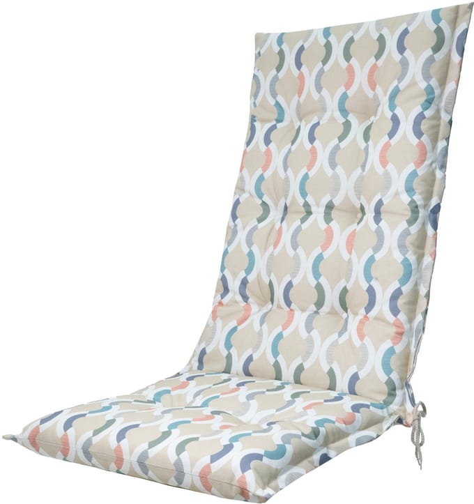 Kussen hoge rug ca.123x50cm Outdoor+ Trivia natural