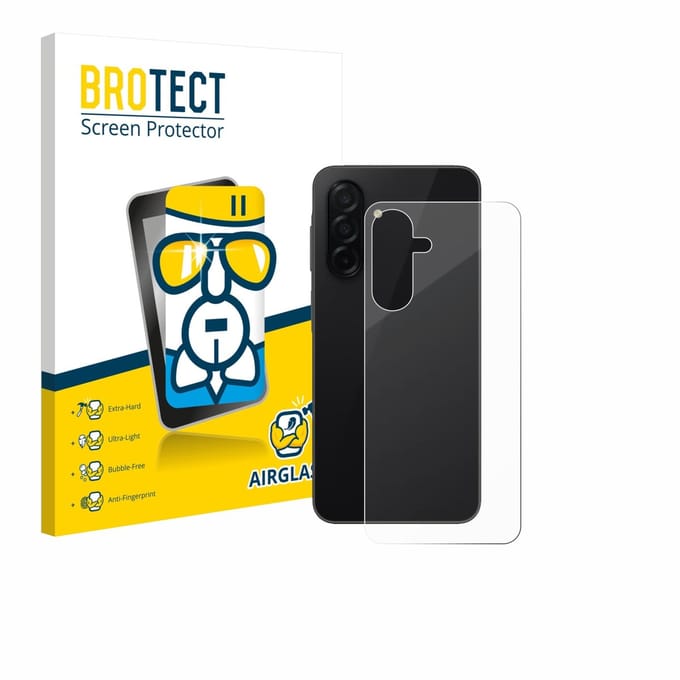 Screenprotector voor Samsung Galaxy A26 5G Enterprise Edition (Achterkant) Beschermglas transparant