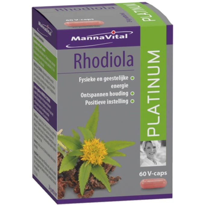 Mannavital Rhodiola Platinum - 60 Vegicaps