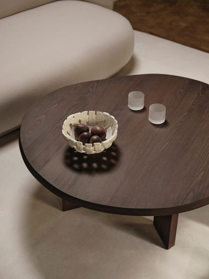 Ferm Living Tarn salontafel - dark stained beech