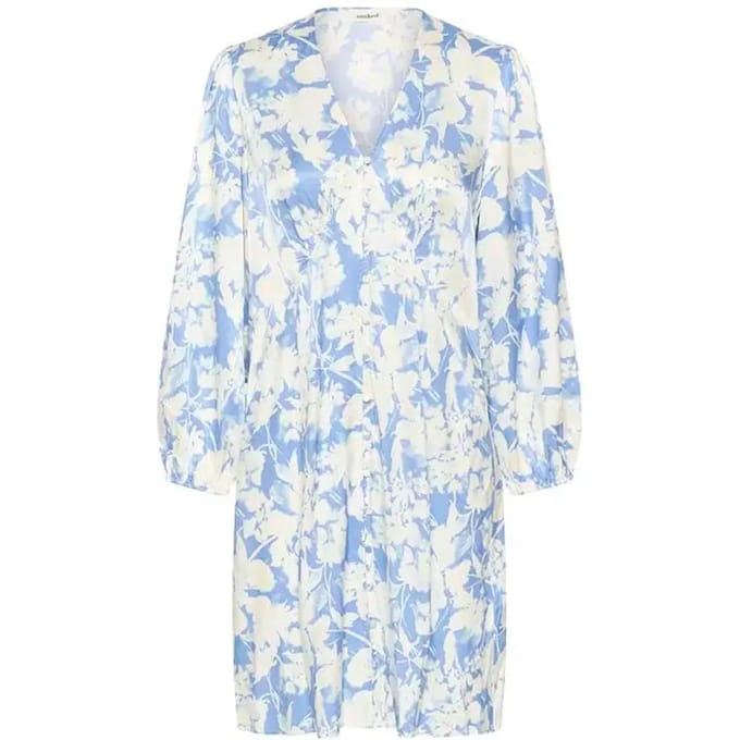 Dames lange mouwen jurk met print Soaked in Luxury Becca