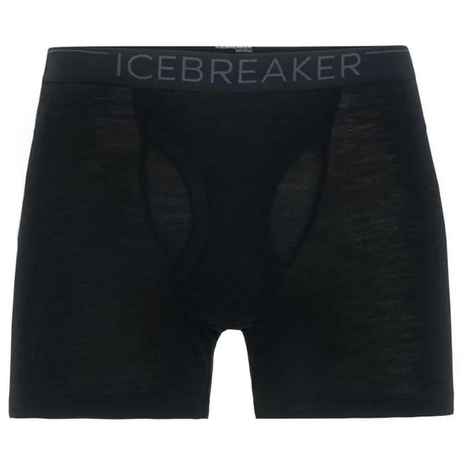 Icebreaker 175 Everyday Boxer met fly Heren Thermobroek - Black - XXL