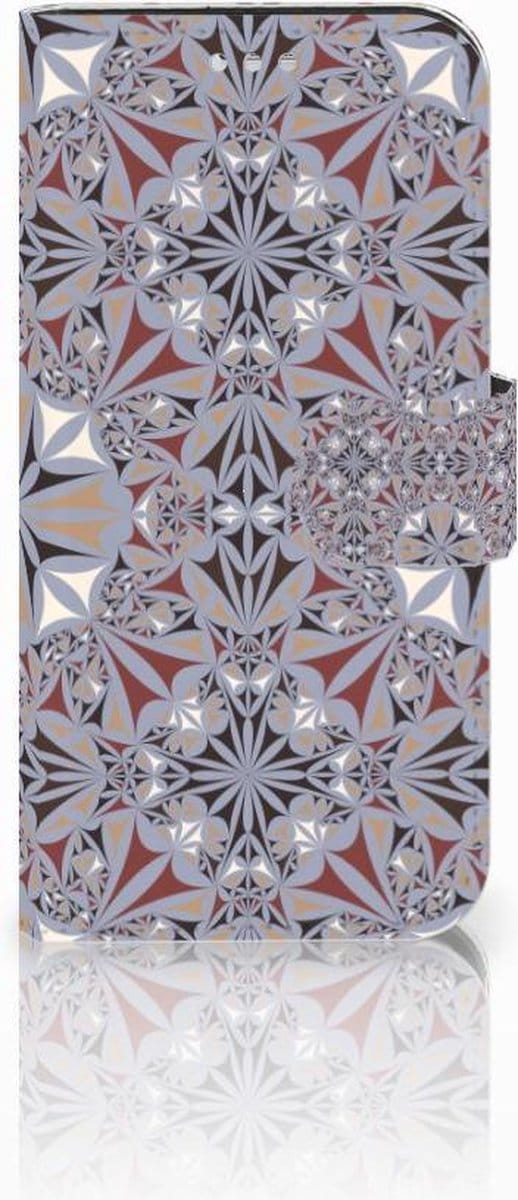 Samsung Galaxy S7 Bookcase Flower Tiles