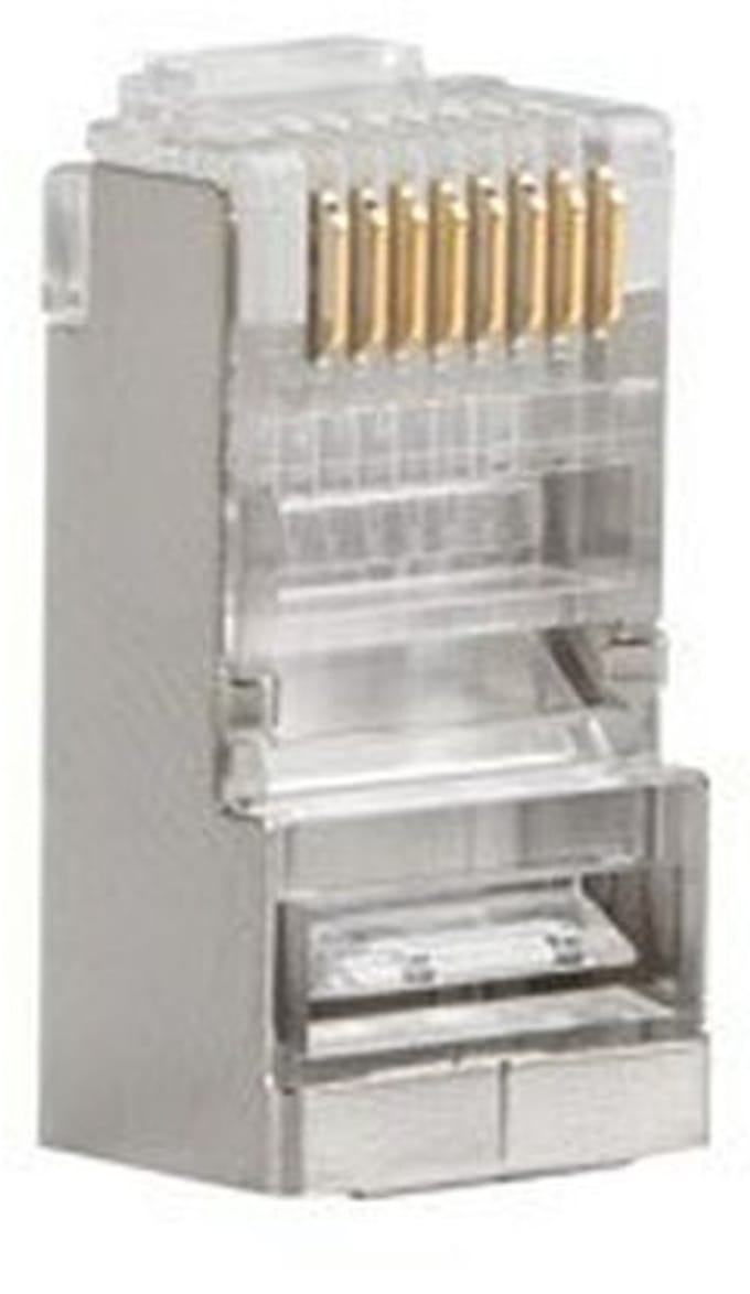 Lanberg network connector - Zilver
