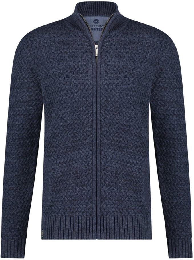 Fellows United Vest small cable rough Navy (32.1106 - 110)