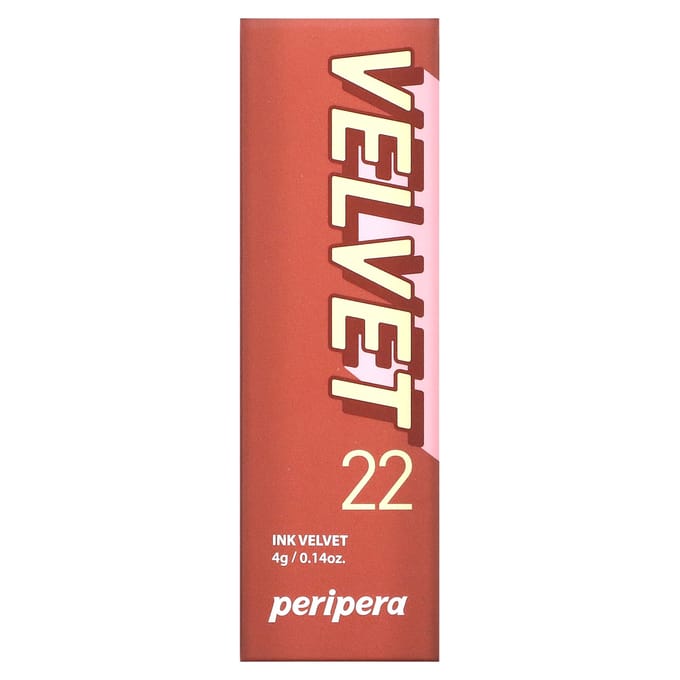 Peripera, Ink Velvet Lip Tint, 22 Bouquet Nude, 0.14 oz (4 g) brown