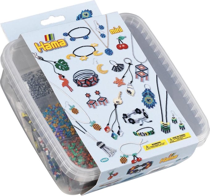 Hama Strijkkralenset - Creatieve Box met 10.500 kralen voor kinderen.