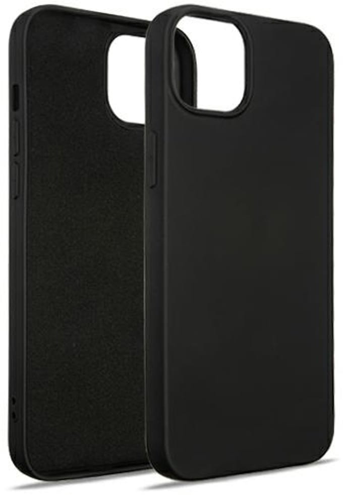 Beline Serie - Siliconen Hoes - iPhone 14 Plus - Zwart - Antislip
