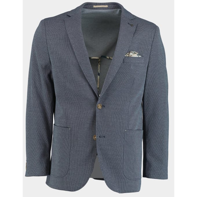 Bos Bright Blue Colbert luka jersey jacket 251037lu62bo/290 navy
