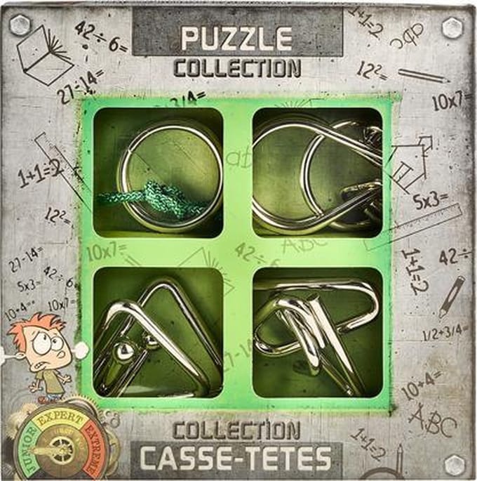 Eureka Metal Brain Puzzles Junior 4 pcs.