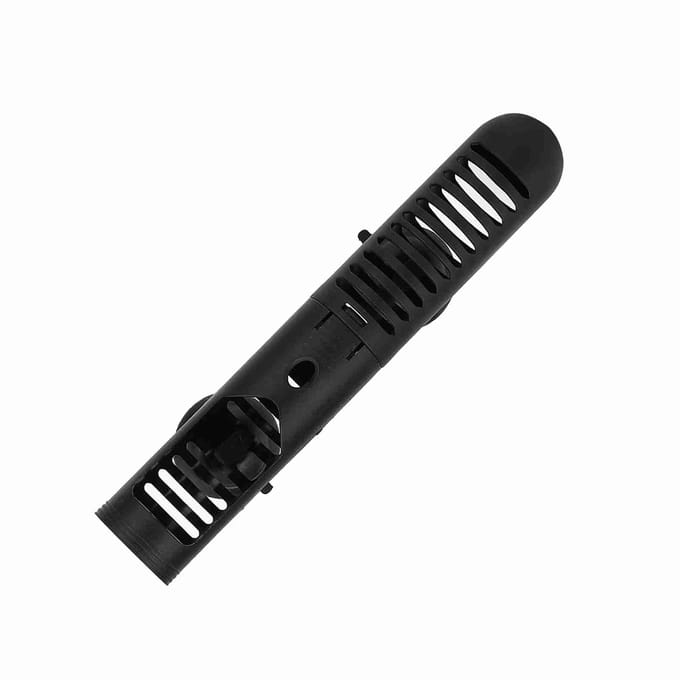 Aquarium Visbak Verwarmer Beschermhoes Afneembaar Ontworpen Deksel met Zuignappen #0 black