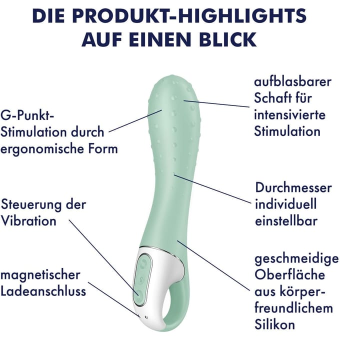 Satisfyer 'Air Pump Vibrator 3', 20 cm