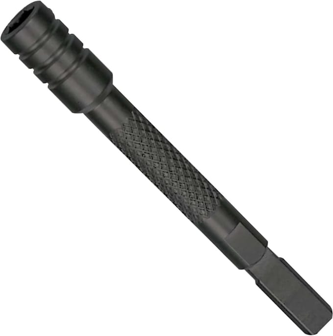 Leatherman Bit Verlenging - 8,26 cm Verlenging voor Leatherman Bits en Standaard Zeskant Bits - Zwart