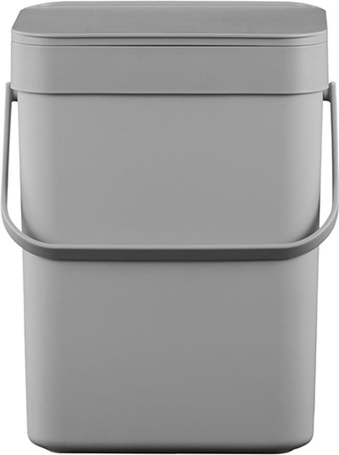 EKO - Puro II Food Waste Caddy 7 liter - Polypropyleen - grijs - Prullenbak