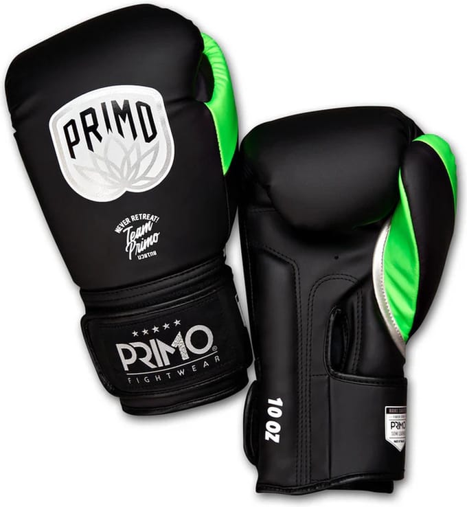 Primo Emblem 2.0 Semi Leather Bokshandschoenen - Mint - zwart/groen 16 oz